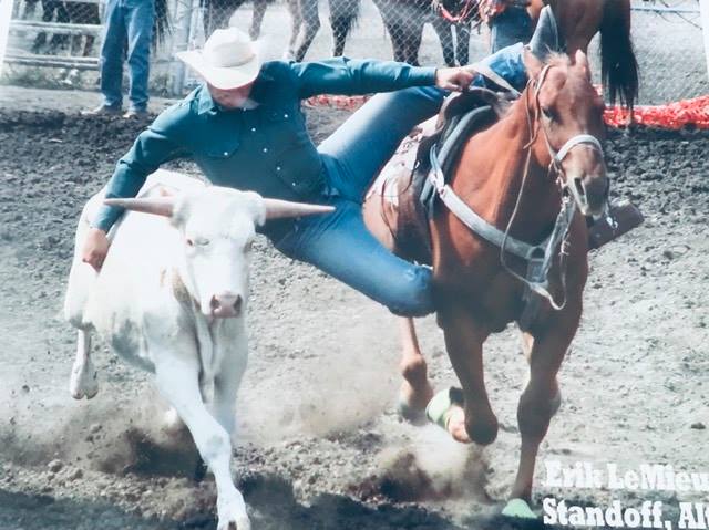 Eric.Lemieux.Steer Wrestling.Stand.Off.Alberta.Canada